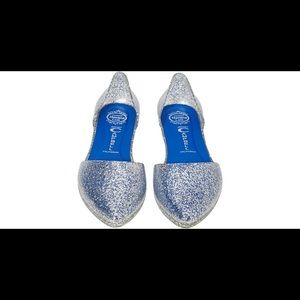 jeffrey Campbell Sparkle Glitter jelly Flats